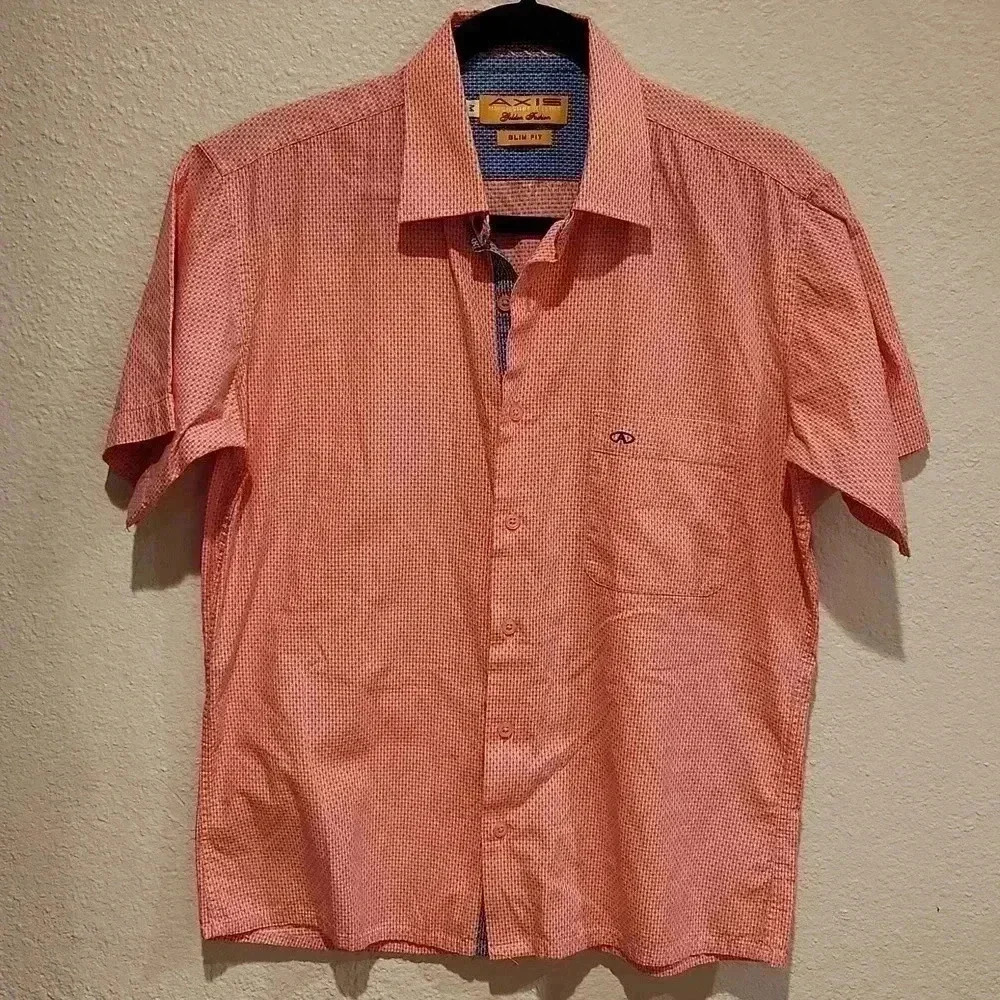AXIS Manchester Collection Slim Fit Button Down Shirt Size M